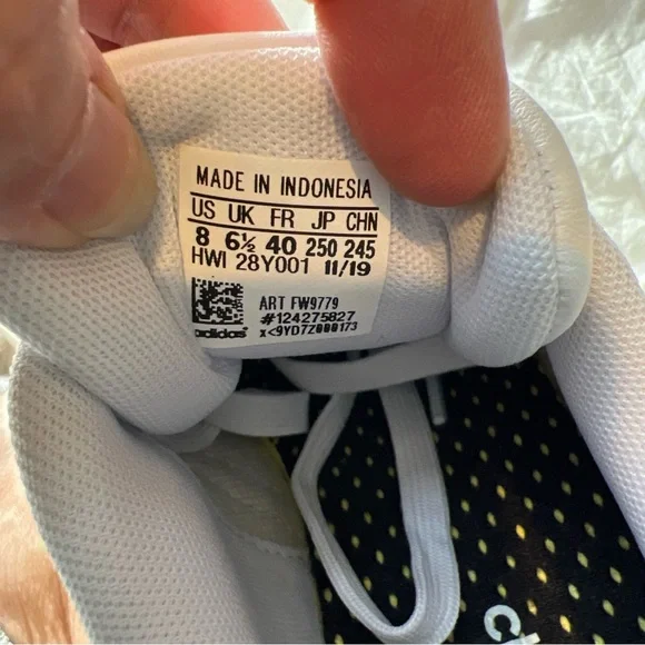 Adidas Womens Grand Court Womens Sneakers White Black Cheetah Size 8 NEW - Picture 16 of 16